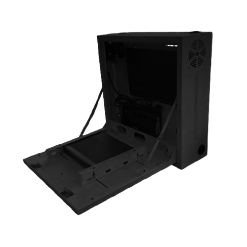 BOÎTIER VERTICAL DVR NOIR 55X44X17CM