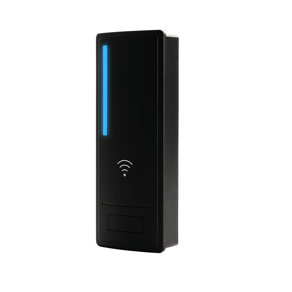 Lecteur RFID autonome avec électronique déportée AS3, 12 à 24V AC/DC, MIFARE, raccordement par bornes à vis