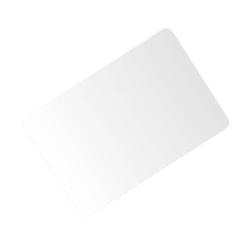 BADGE PROXIMITE RFID ISO BLANC MAT COMPATIBLE EVOX