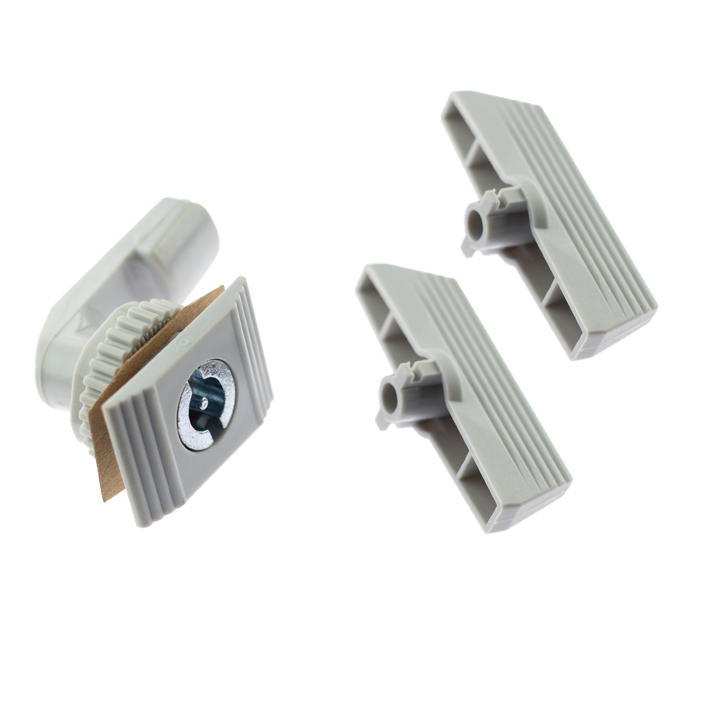 Serrure à clé ABS doube barre 3 mm + 2 clés - Profil identique (PSWU-KL1)