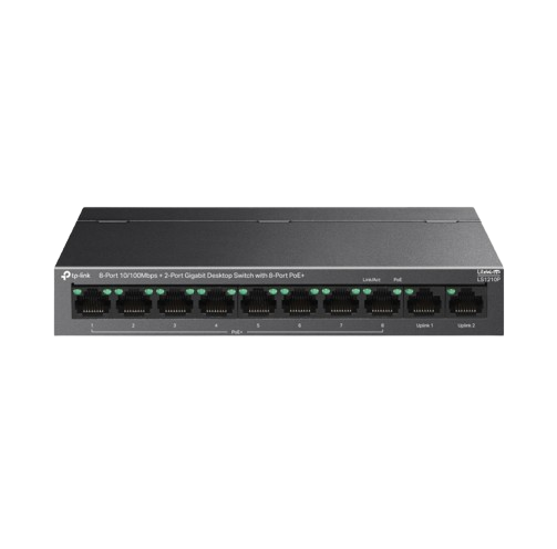 Switch de bureau 10 ports 10/100Mbps avec 8 ports PoE+