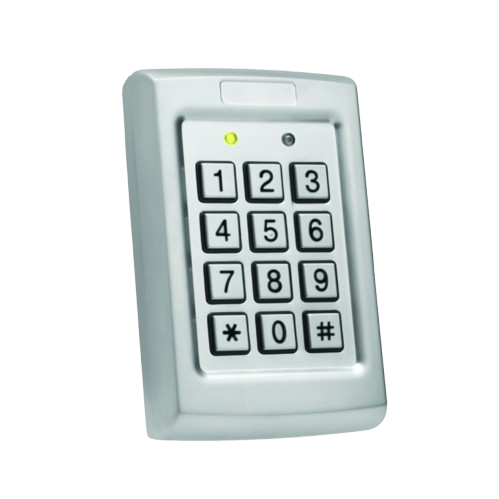 Clavier anti-vandale rétroéclairé sortie WIEGAND Data clock IP65 câble 2m