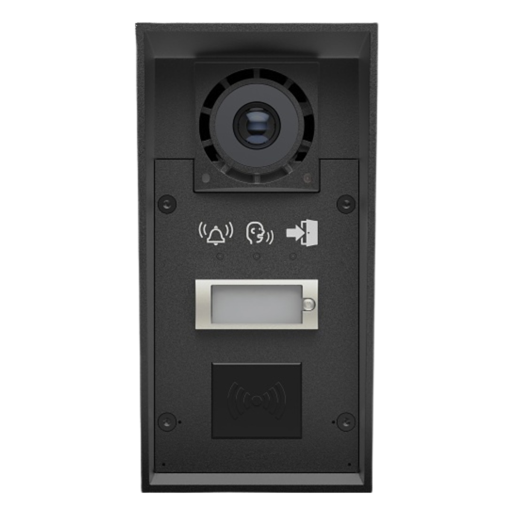 Interphone IP Force 2.0 - 1 bouton, caméra, pictogrammes, lecteur de carte