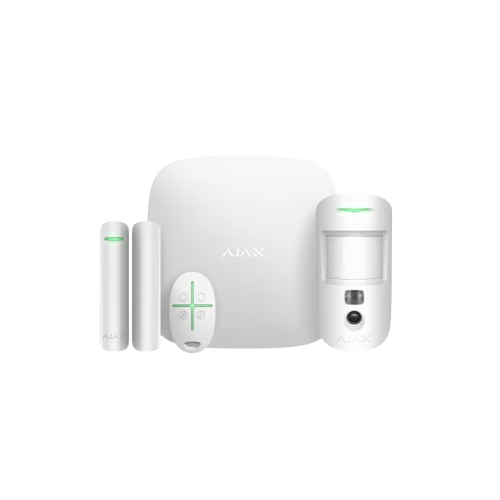 Ajax StarterKit Cam Plus HDR (8EU) ASP white (BASELINE)
