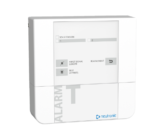 ATT2R - ALARME TECHNIQUE TESLA 2z 1 RELAIS/ZONE  (NEU-ATT2R)