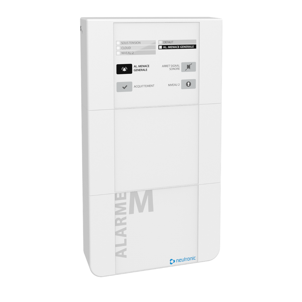 Centrale Alarme Menace à piles Radio Adressable Connectée Cloud