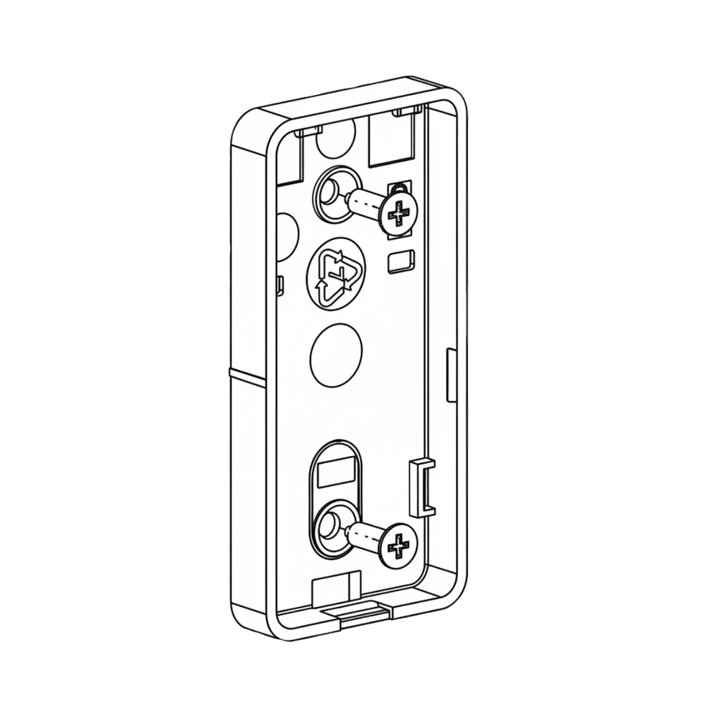 X78 Support TB externe/obturateur, BLANC
