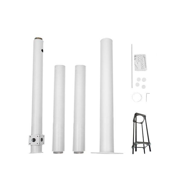 POTEAU BASCULABLE DE 5 MÈTRES POUR L'INSTALLATION DE CAMÉRAS