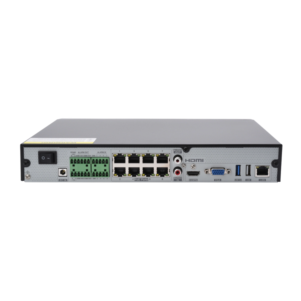 NVR IP 8 VOIES POE