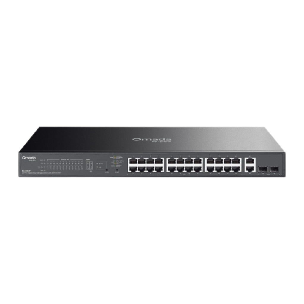 Switch Gigabit facile à gérer Omada à 28 ports avec PoE+ pour 24 ports