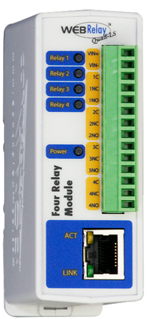 4 RELAIS ETHERNET TPC/IP