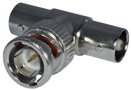 ADAPTATEUR EN T - 2 BNC FEMELLES / 1 BNC MALE  (BNT)