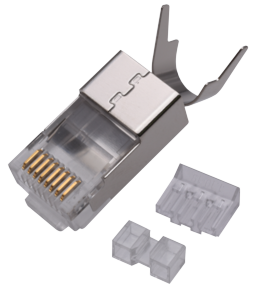 CONNECTEUR - RJ45 - FTP - CAT6 - ELBAC  (RJ45/CAT6-2X4C)