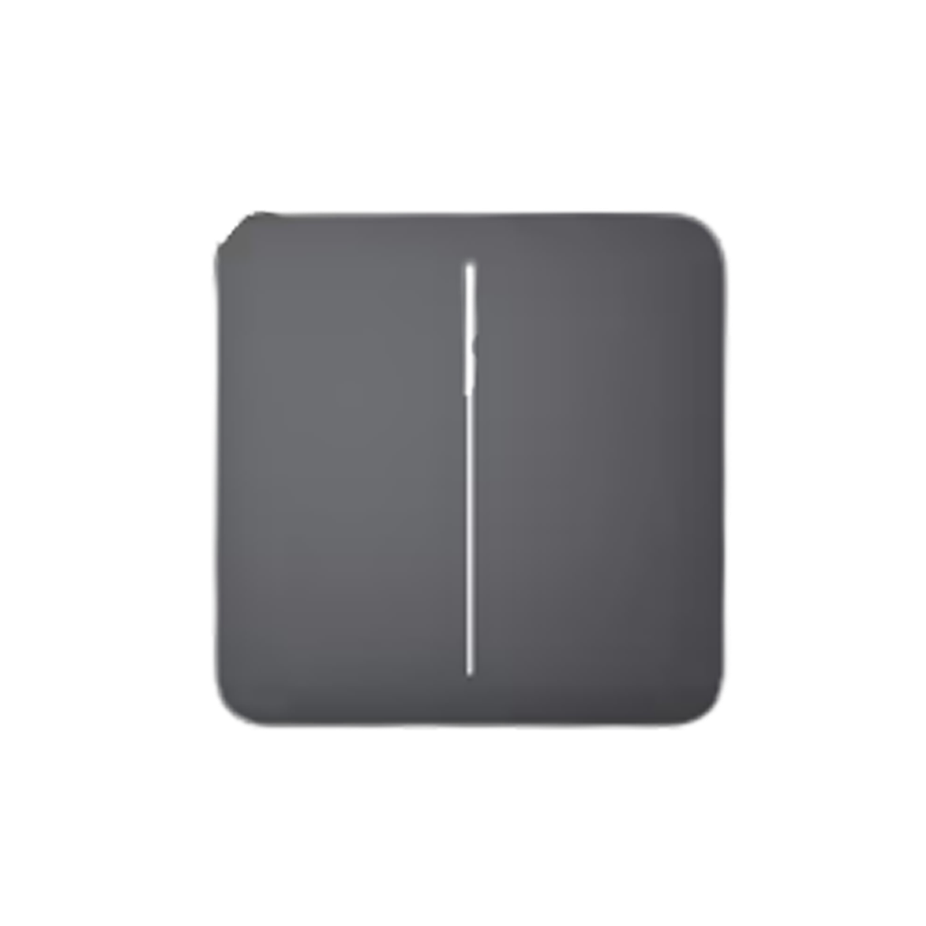 Ajax CenterButton (2-gang) [55] graphite  [BASELINE]