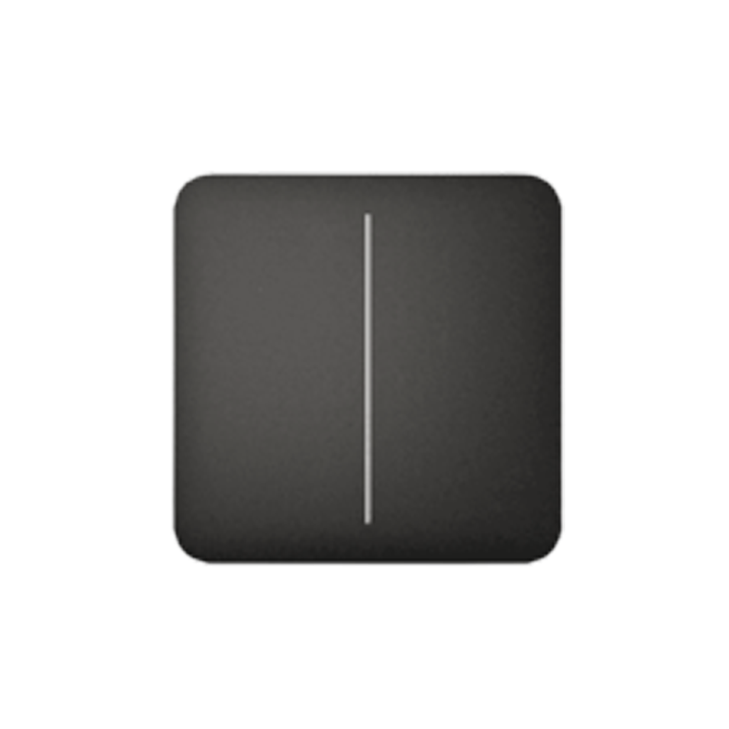 Ajax SoloButton (2-gang) [55] graphite  [BASELINE]