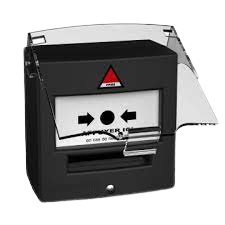 Boitier Menace (BM) noir à piles Radio Adressable + Capot G2 NFS61-942