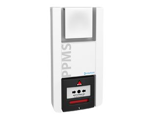 Equipement Alarme Menace à piles Radio Adressable Sonore avec BM noir intégré G2 NFS61-942