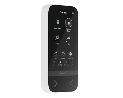 Ajax KeyPad TouchScreen white   (BASELINE)