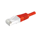 CORDON S/FTP CAT6 CCA 0.3M ROUGE