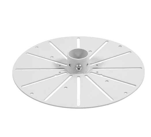 SUPPORT POUR CAMÉRA DE SÉCURITÉ À GRAND DÔME POUR POTEAUX 