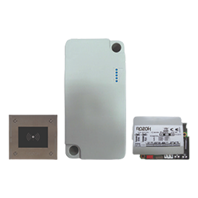 ROZOH BOX Contrôle d'accès comprenant un lecteur de badge mains-libres 
