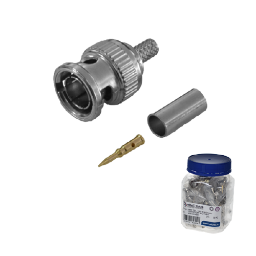 BNC HD MALE A SERTIR iDEF61  (BNC-S/IDEF)