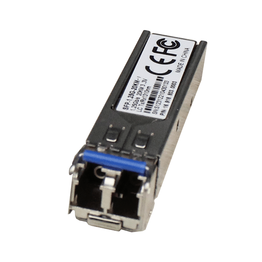 MODULE SFP INDUSTRIEL MONOMODE CONNECTEUR DOUBLE 1.25GBPS 20KM