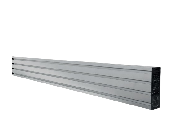 SYSTEM X - HORIZONTAL MOUNTING RAIL - 2M-BLACK(BK)