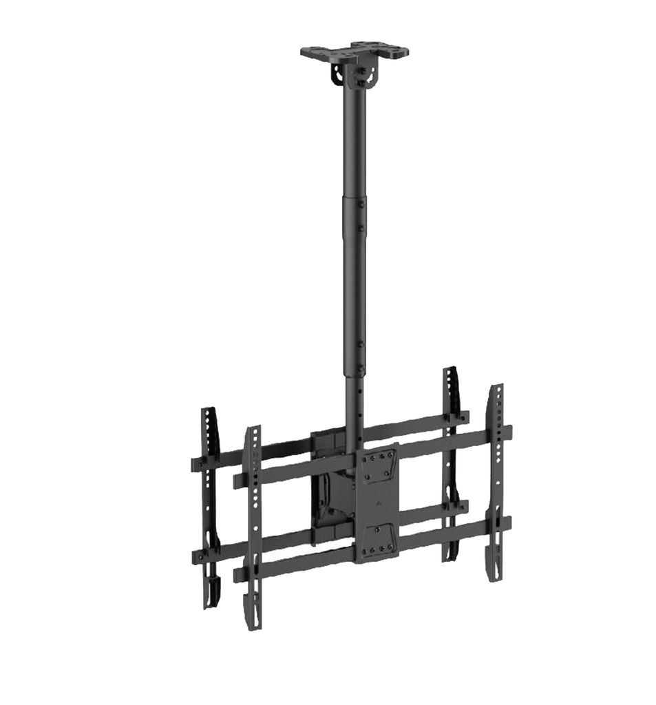 SUPPORT PLAFOND DOUBLE ÉCRAN DOS À DOS 43'' À 86''