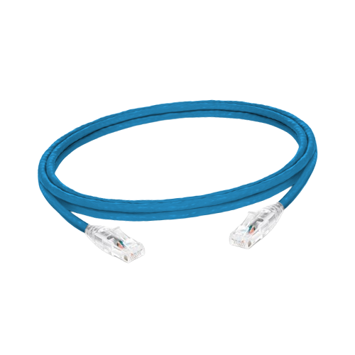 CORDON S/FTP CAT6 CCA 15 CM BLEU