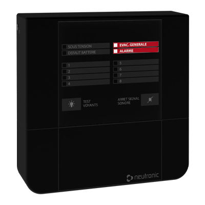 Type 2b - Tableau de synthèse secouru couleur noire