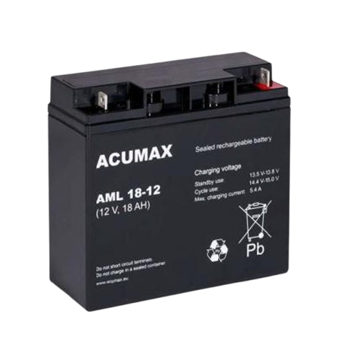 KIT DE 4 BATTERIES 12V 18 Ah  (HO-KIT4-AKU-1812)