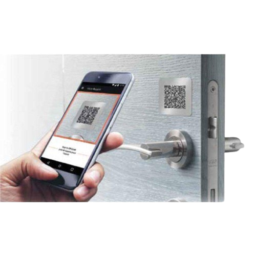 Plaque QR code -  Format 50x50mm  (V-VA-QRCODE)