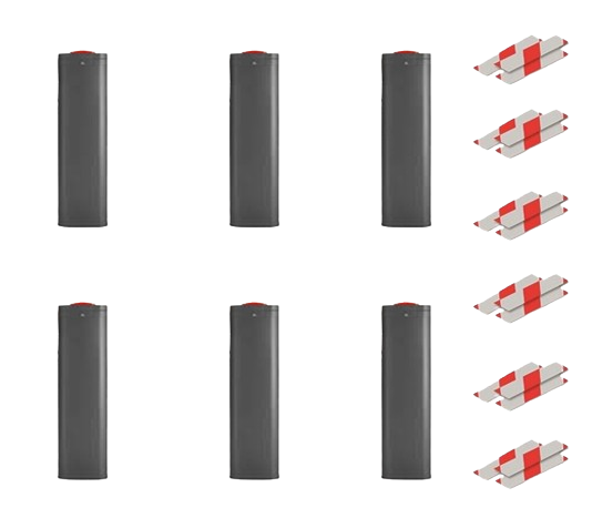KIT de 6 ELDOMSDG (3,4,5M) + 6 ELSRE