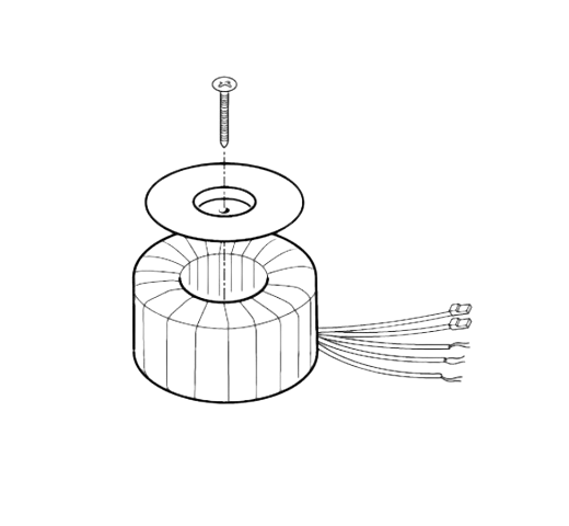 Transformateur pour CC824-CC924