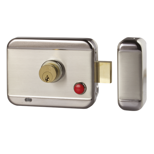 [1EGL610] Serrure électrique avec cylindre, à émission de courant