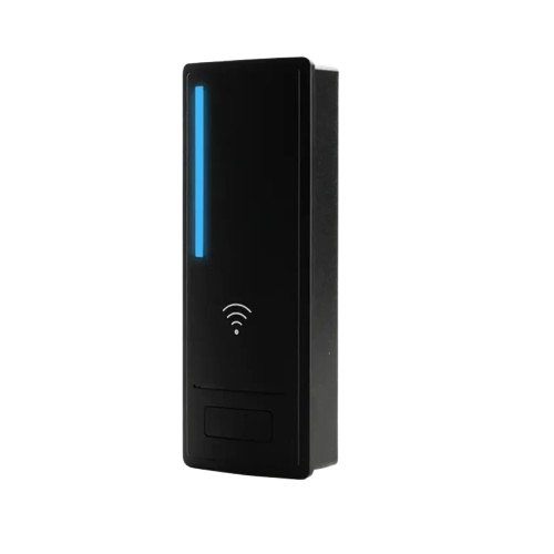 [AS320S0EM/EC] Lecteur RFID, ABS, IP64, 125KHz, EM, 12/24V, AC/DC, 999u, électronique déportée (AS320S0EM/EC)