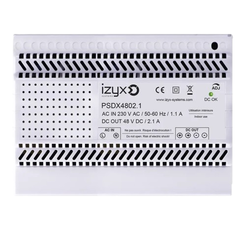 [PSDX4802.1] Alimentation rail DIN 7M 230V AC / 48V DC (48-56V) / 2,1A (PSDX4802.1)
