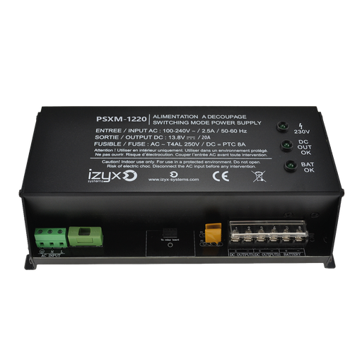 [PSXM-1220] Module alimentation chargeur PSXM 14M 230V AC / 12V  (13,8V) / 20A (PSXM-1220)