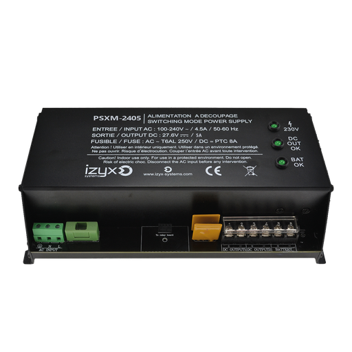 [PSXM-2405] Module alimentation chargeur PSXM 14M 230V AC / 24V DC (27,6V) / 5A (PSXM-2405)