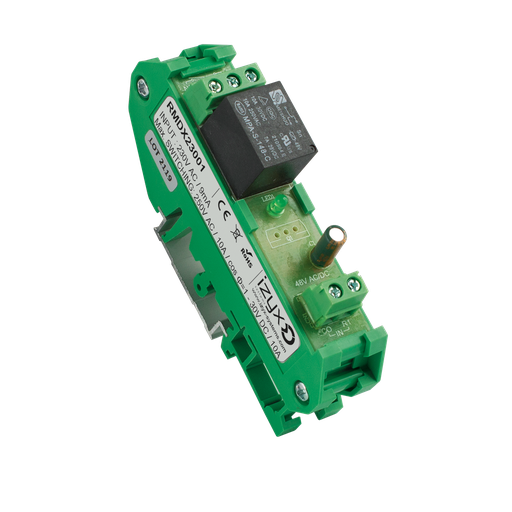 [RMDX23001] Relais rail DIN 230VAC 1 relais/LED - Max. 250VAC/10A - 30VDC/10A (RMDX2301)