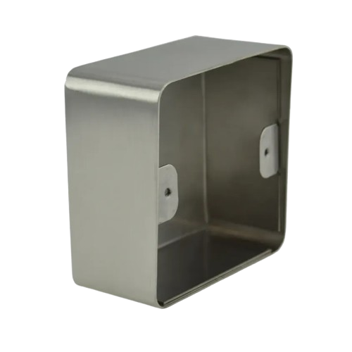 [SSH200] Boîtier INOX  82,5 x 82,5 x 38/42 mm pour plaque 80 x 80 mm (SSH200)