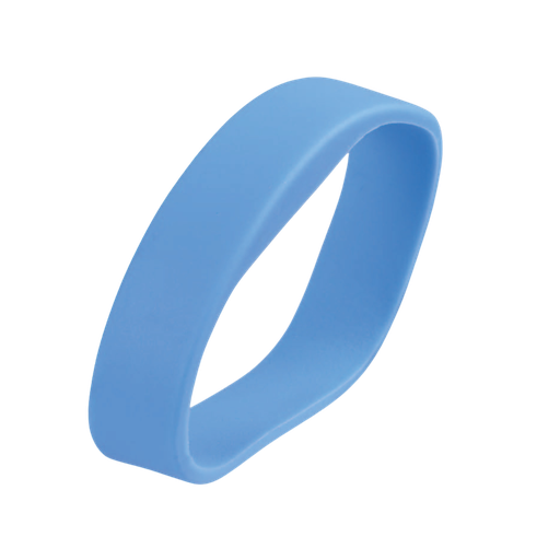 [WBSEM10] Bracelet RFID silicone adulte bleu EM4200