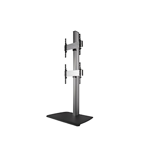 [BTF841/BS] SYSTEM X - Dual Stack Flat Screen Floor Stand (VESA 600 x 400) - 1.8m