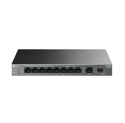 [LS1210GP] Switch de bureau 10 ports Gigabit avec 8 ports PoE+