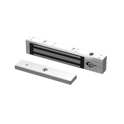 [V300G] Ventouse applique grise - 300 daN - 12-24V DC - contact