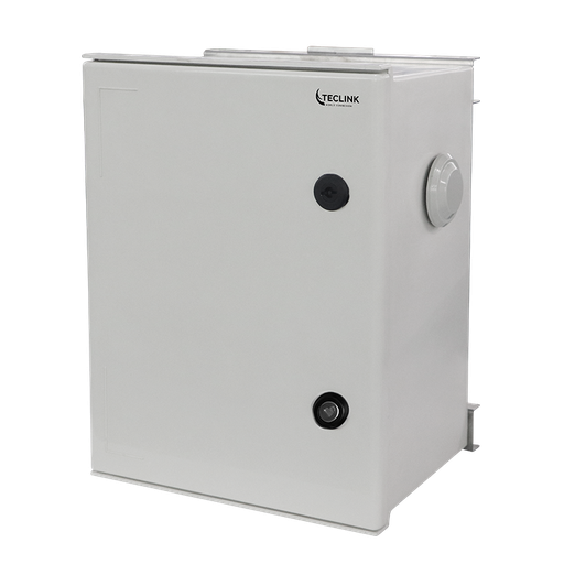 [TLCF504020P] COFFRET EN FIBRE DE VERRE 500*400*200 MONTAGE SUR POTEAU