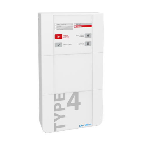 [TZ4C] Centrale Type 4 à piles Radio Adressable Connectée Cloud