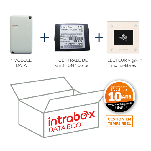 [06-0180-PLUS] INTRABOX DATA ECO Lecteur VIGIK+ Mains-libres