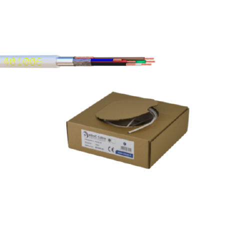 [401006-B1] CABLE ALARME SOUPLE 3 PAIRES PURE CUIVRE 100M BLANC  (CS6B)